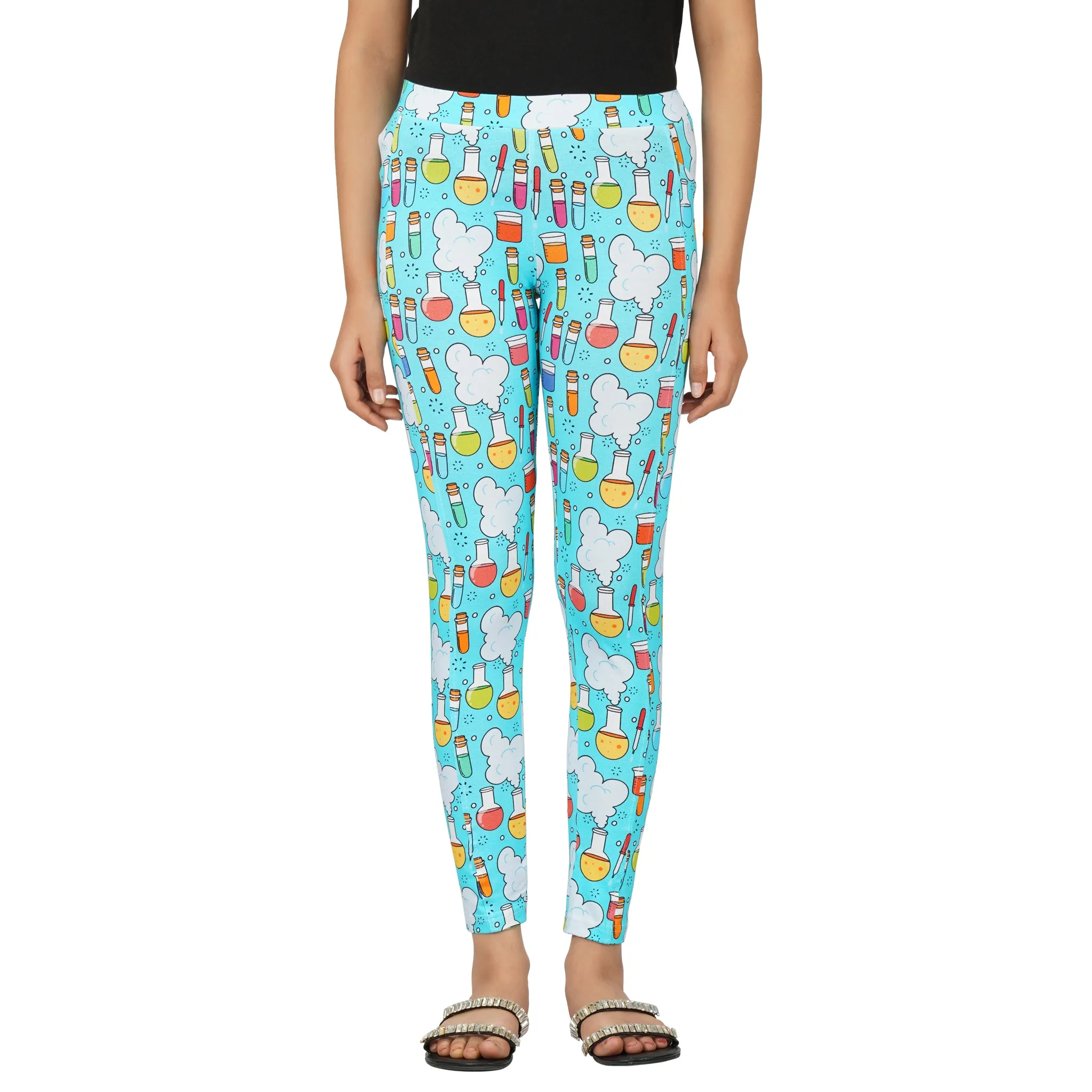 Science Equipment Kids Leggings with Pockets