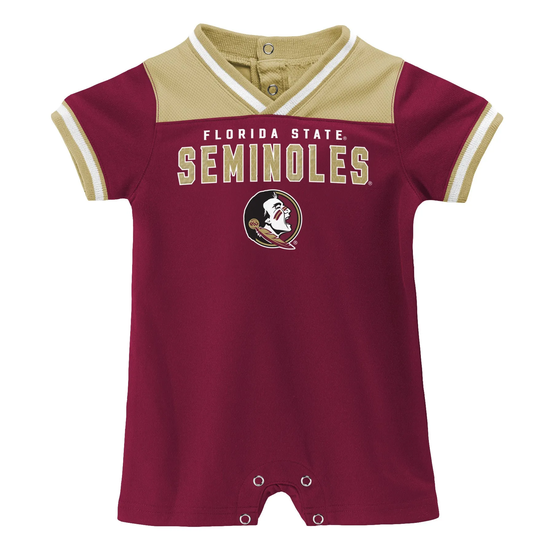 Seminoles Baby Boy Runback Romper
