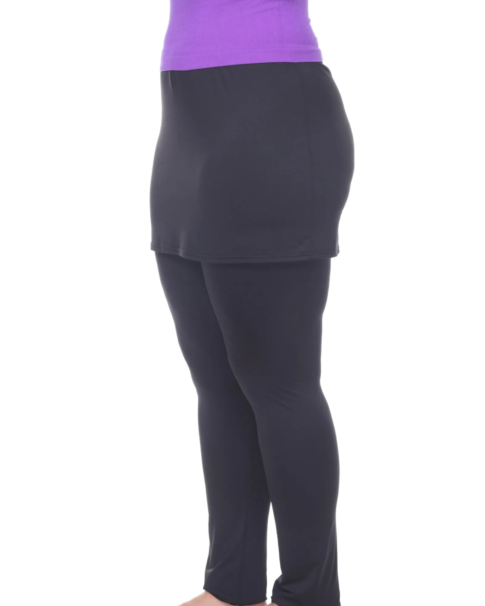 Skirted Leggings | Black