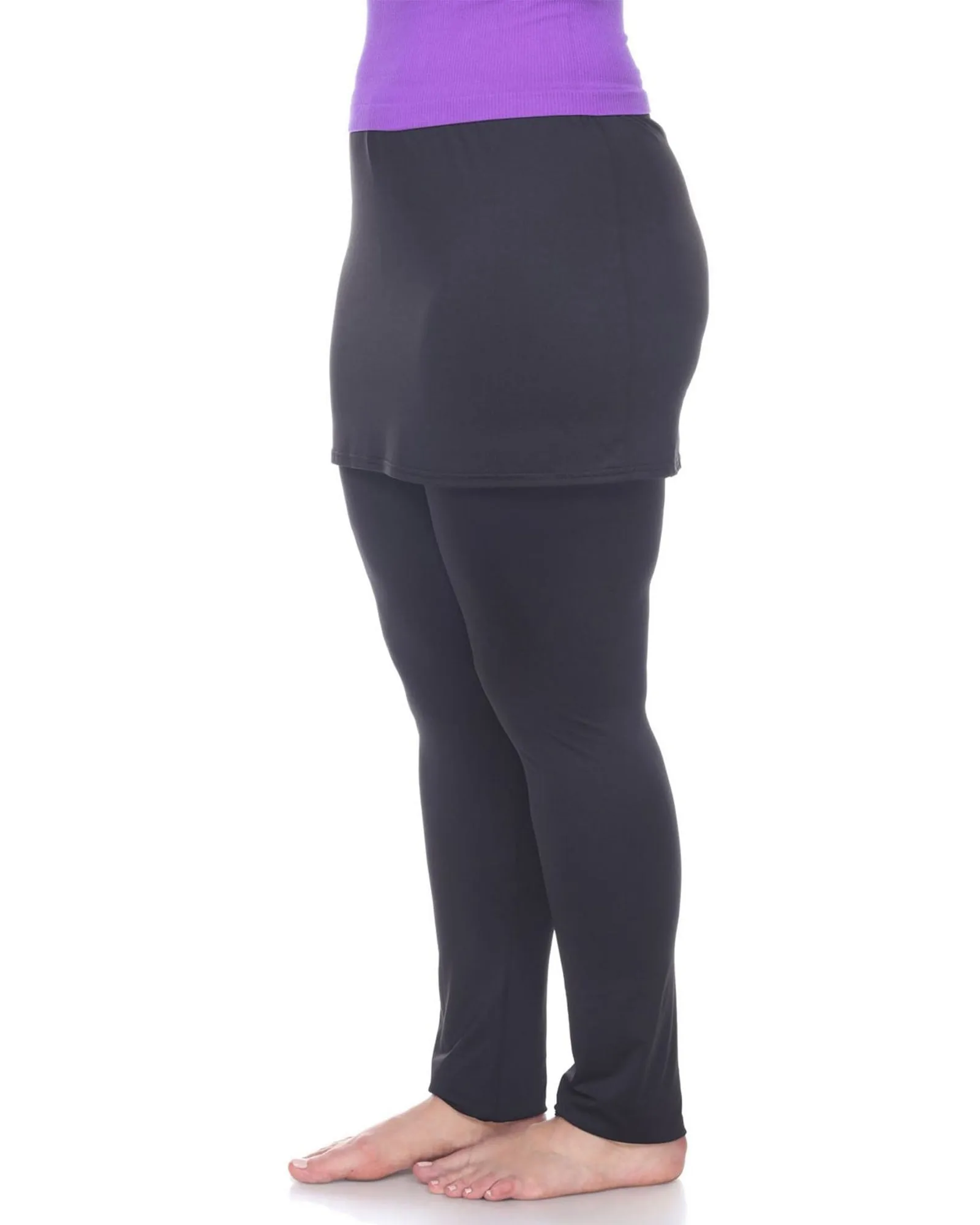 Skirted Leggings | Black