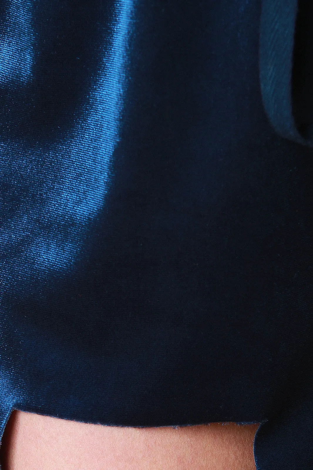 Smooth Velvet Cutout Jogger Pants