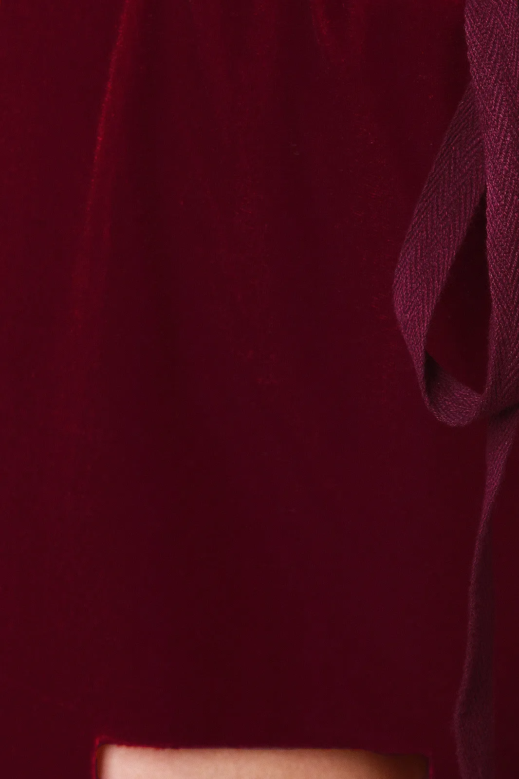 Smooth Velvet Cutout Jogger Pants