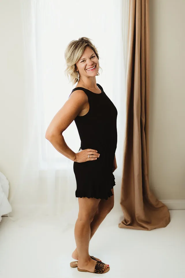 Solid Tank Romper