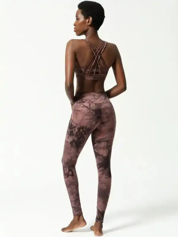 Sports Tight Fitness High Waist Ninth Pants Yoga Pants With Pockets