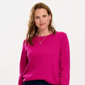 Sugarhill Brighton Astrid Jumper Pink Stripe Cuffs