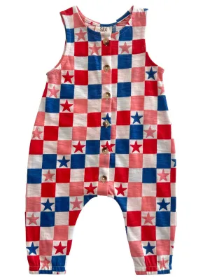 SX18- R,W,B, & Pink Romper
