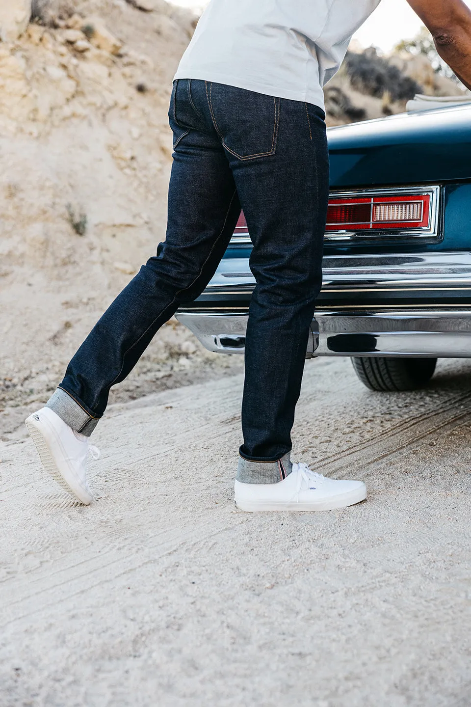 The Pen Slim - Indigo Raw 17.5oz Mammoth Selvedge