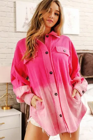 The Pinky Ombre Shacket