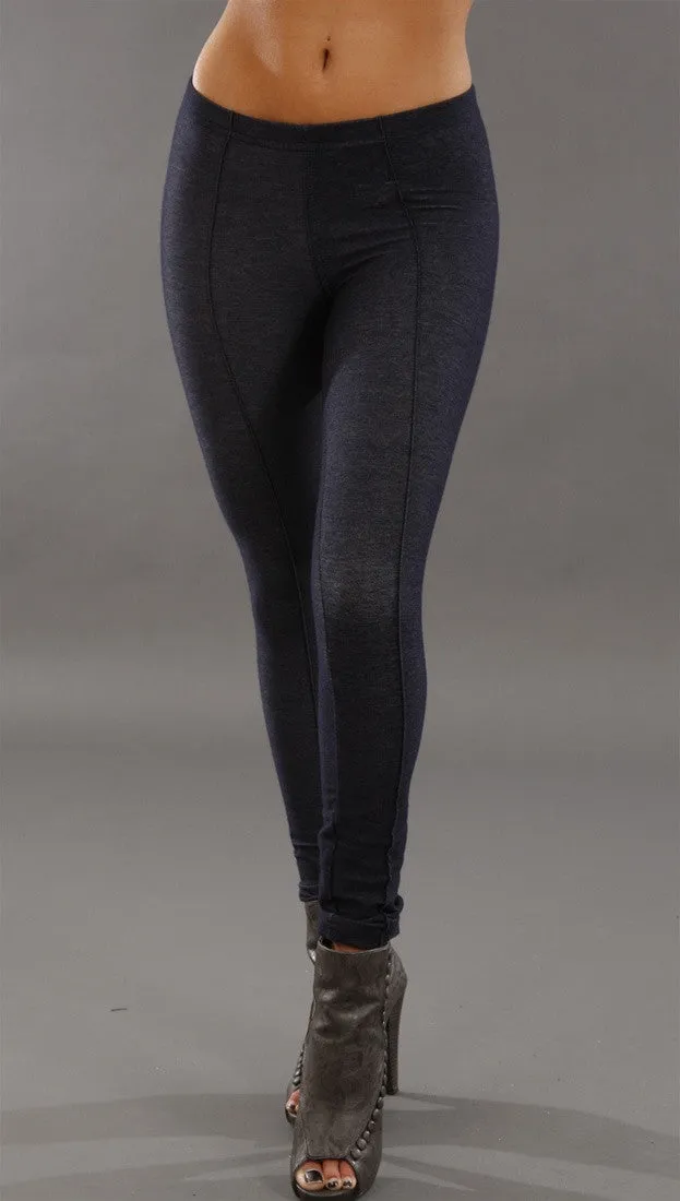 Thorn Guarden See You Monday Denim Cotton Leggings
