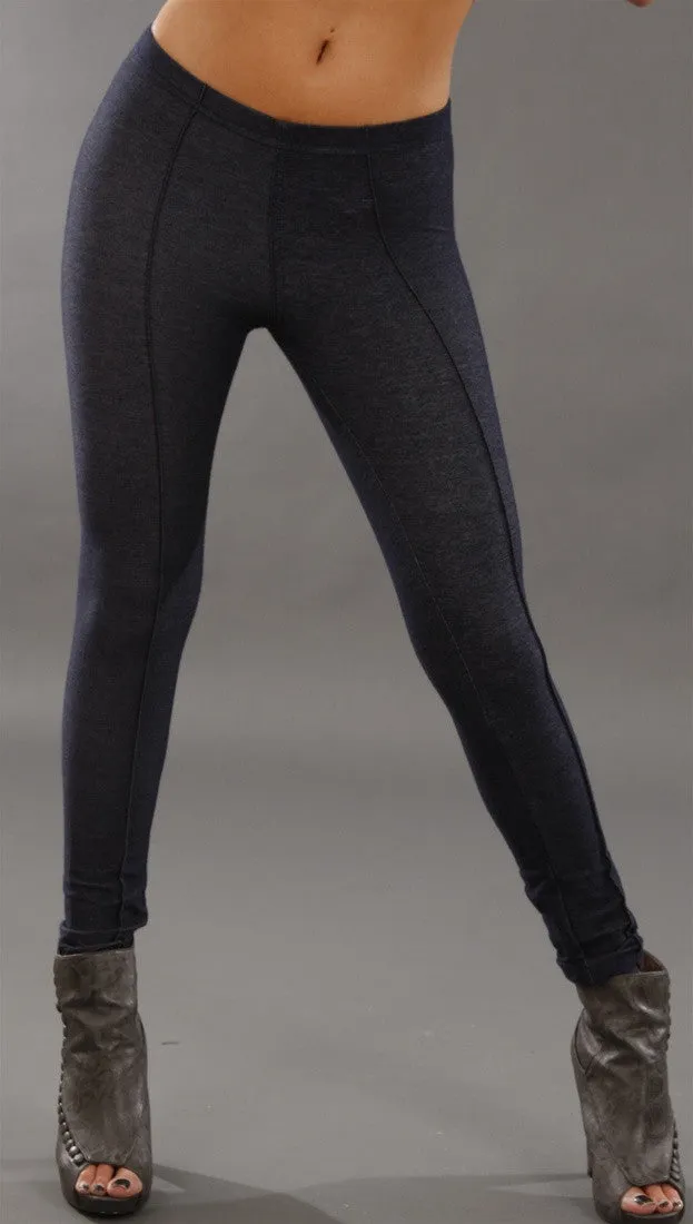 Thorn Guarden See You Monday Denim Cotton Leggings