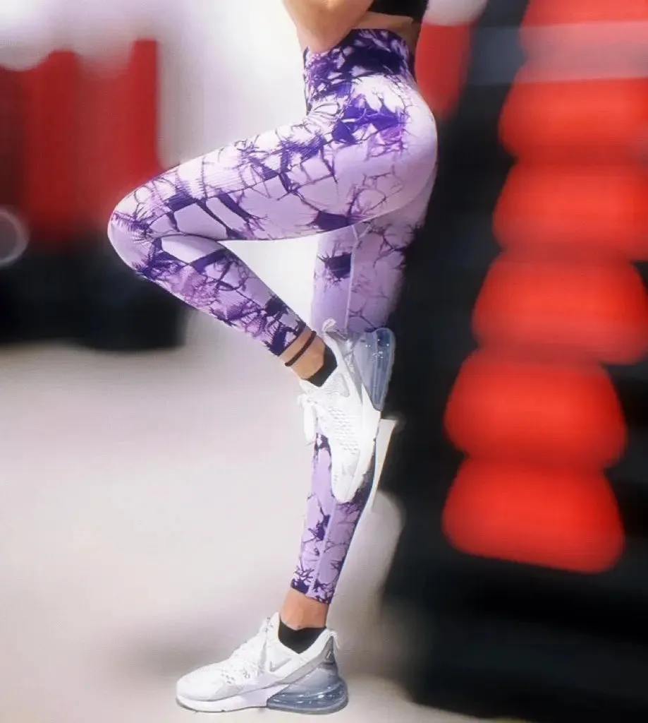 Tie-Dye High Waist Gym Leggings