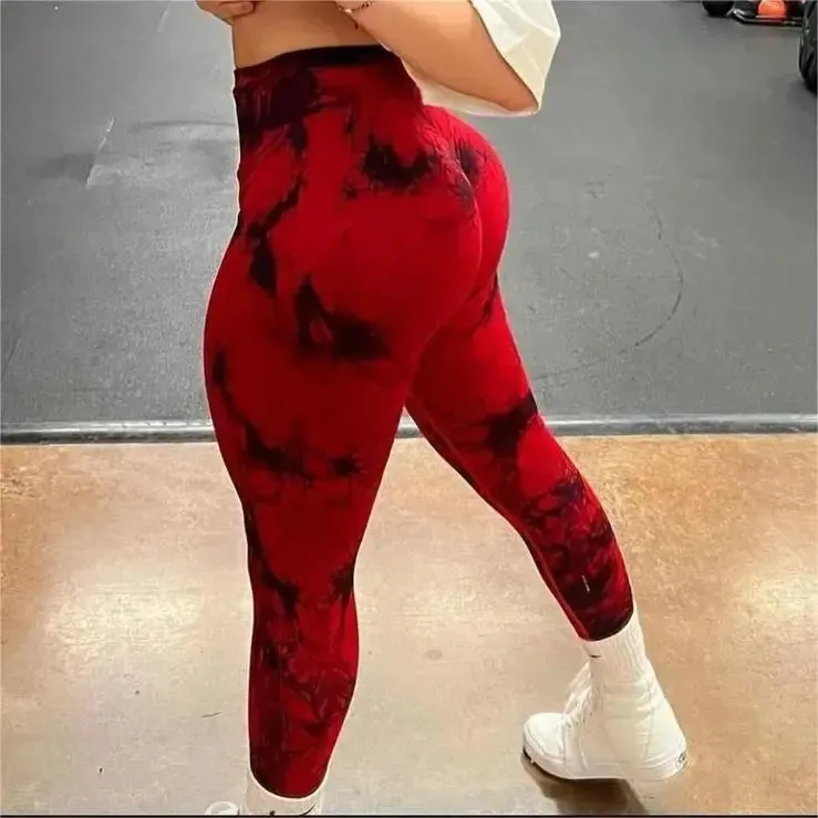 Tie-Dye High Waist Gym Leggings