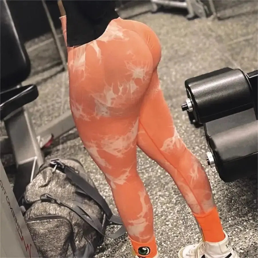 Tie-Dye High Waist Gym Leggings