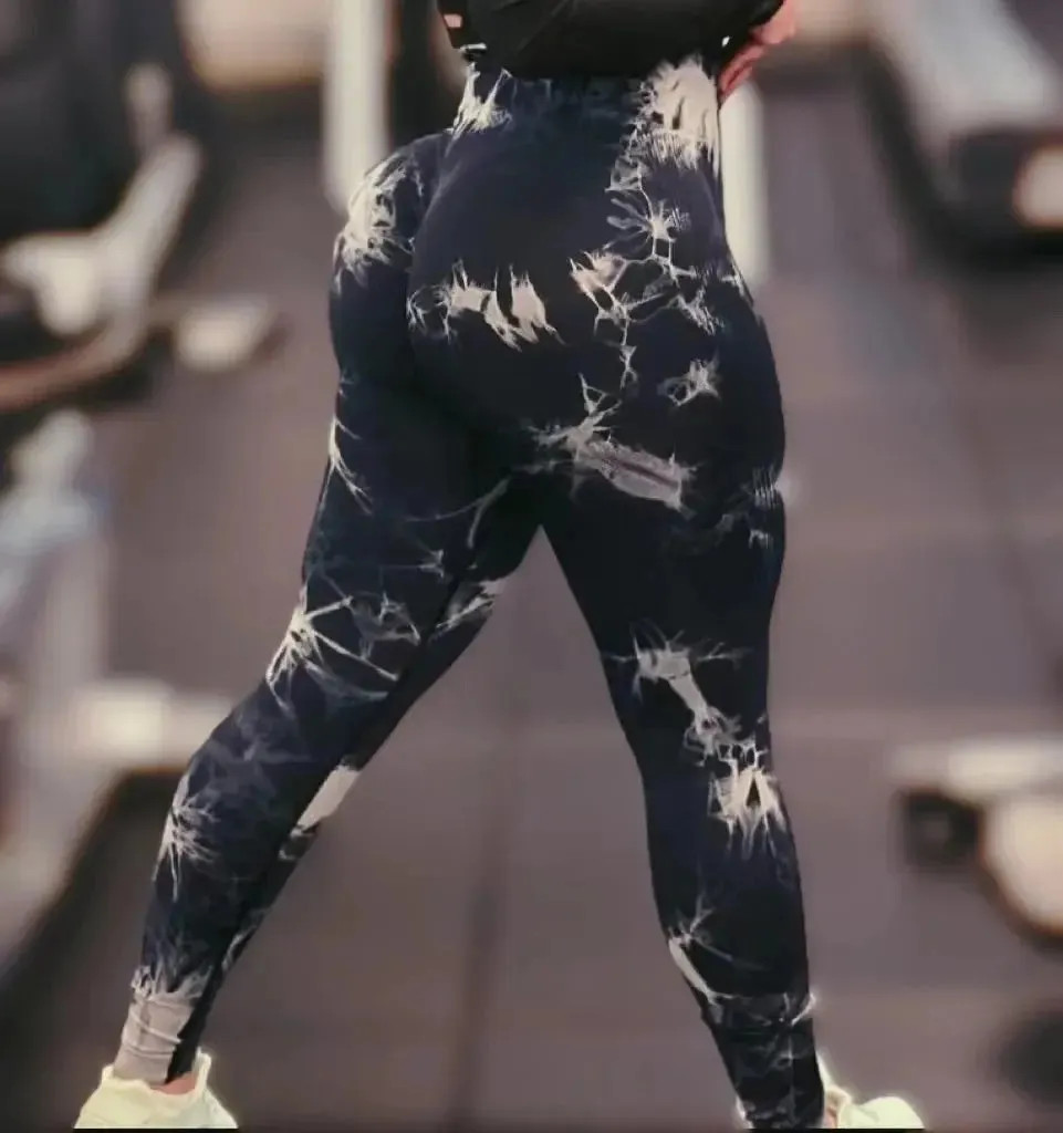 Tie-Dye High Waist Gym Leggings