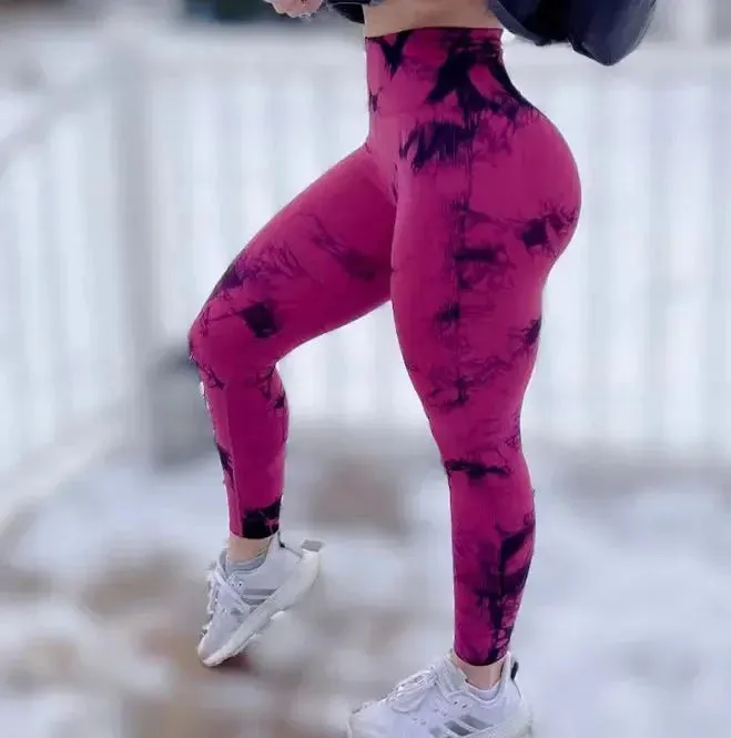 Tie-Dye High Waist Gym Leggings