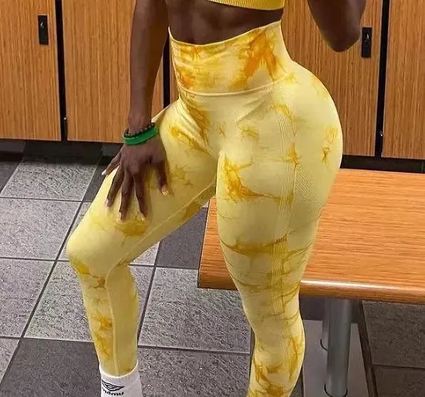 Tie-Dye High Waist Gym Leggings