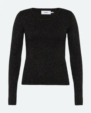 Twisti o-neck 4008 - Black