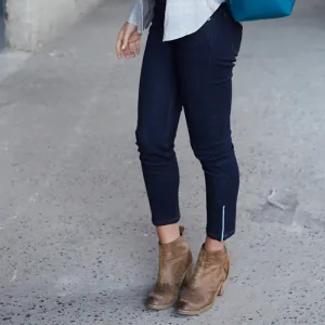 Women's Cropped Ankle Zip Jean
