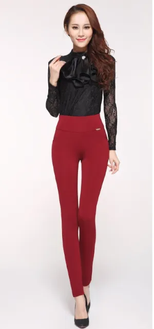 Women's Slim High Waist Stretch Plus Size Leggings
