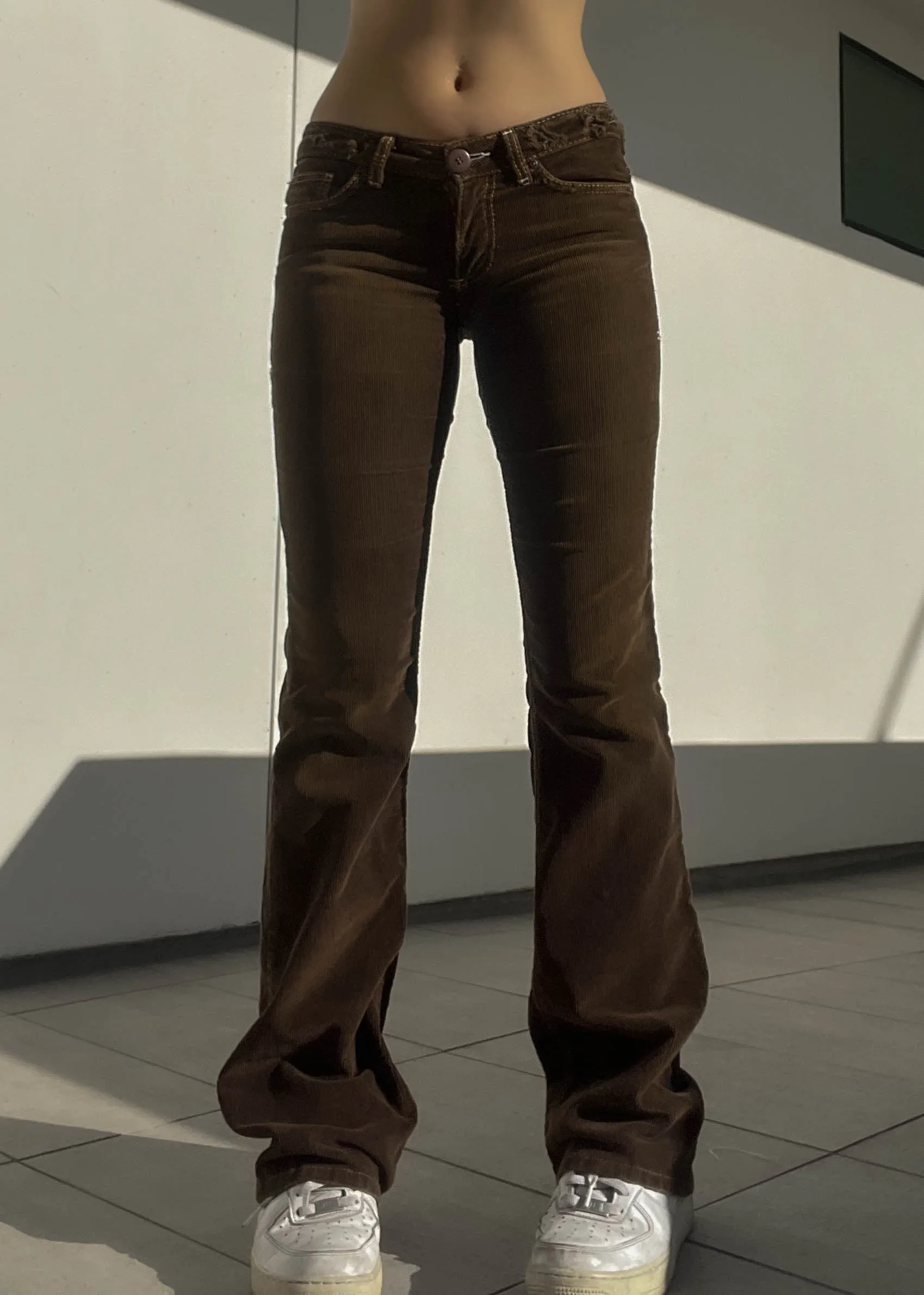 Y2k Star Pocket Flared Cords