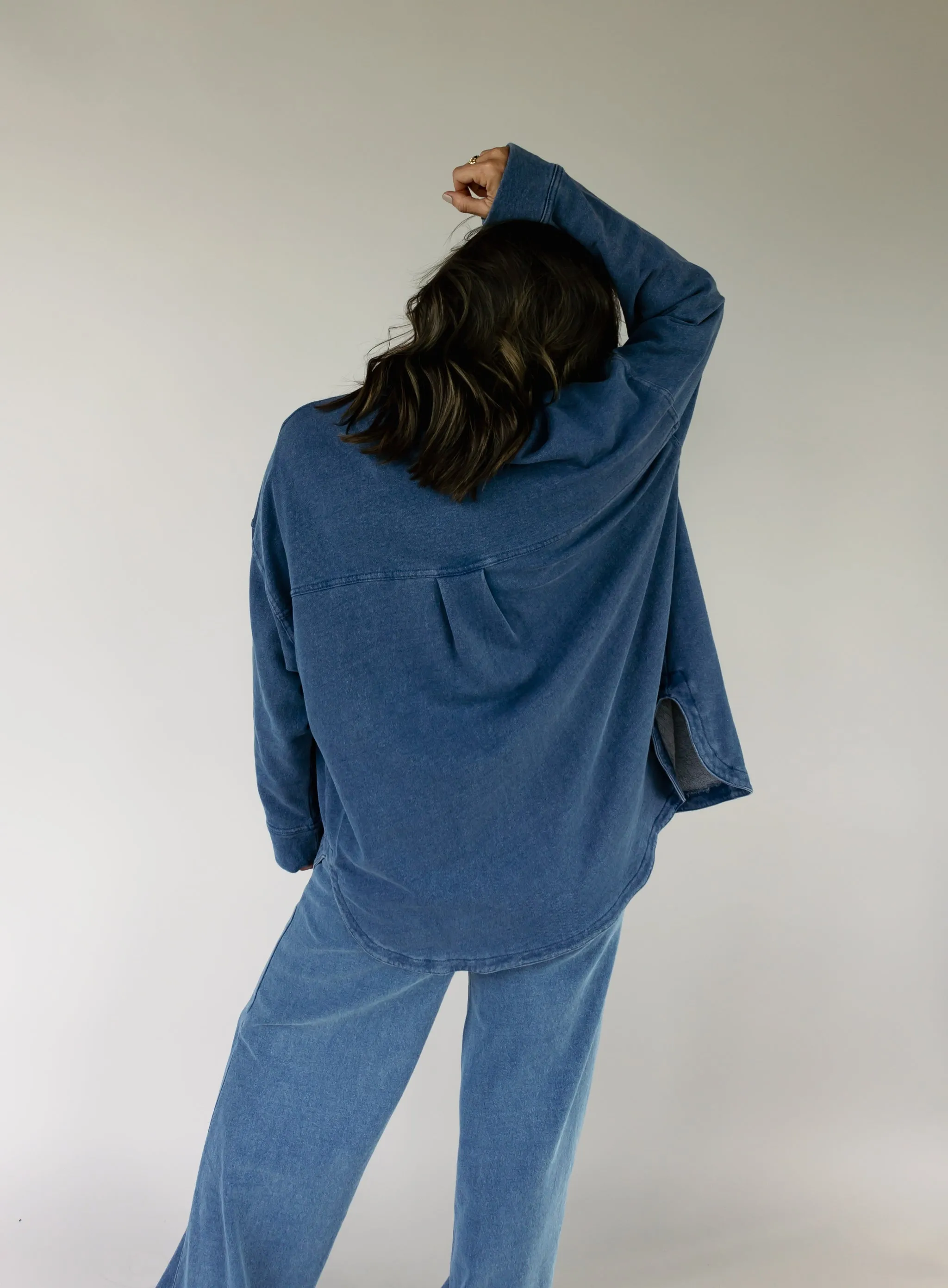Z Supply: All Day Knit Denim Jacket - Vintage Indigo