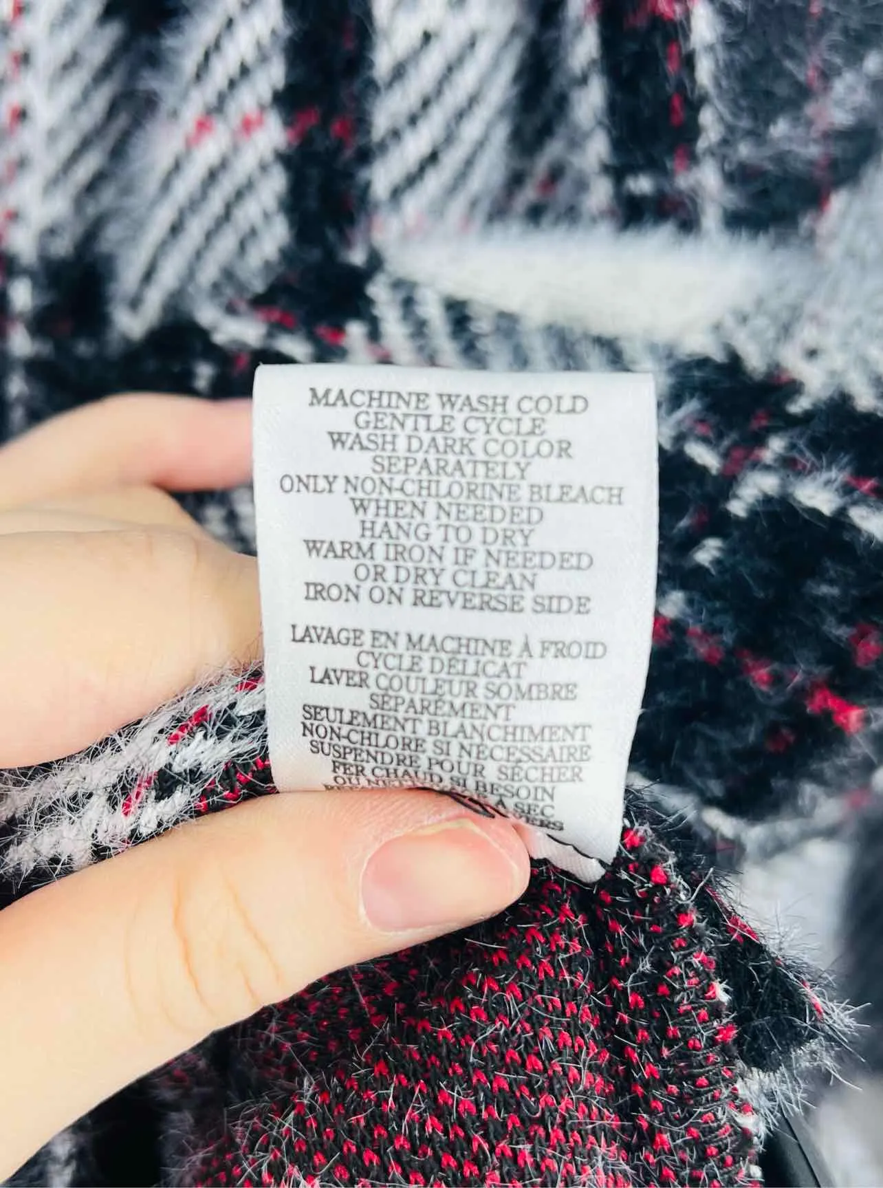 Z Supply Size L Gray/Black Plaid Jackets Shacket