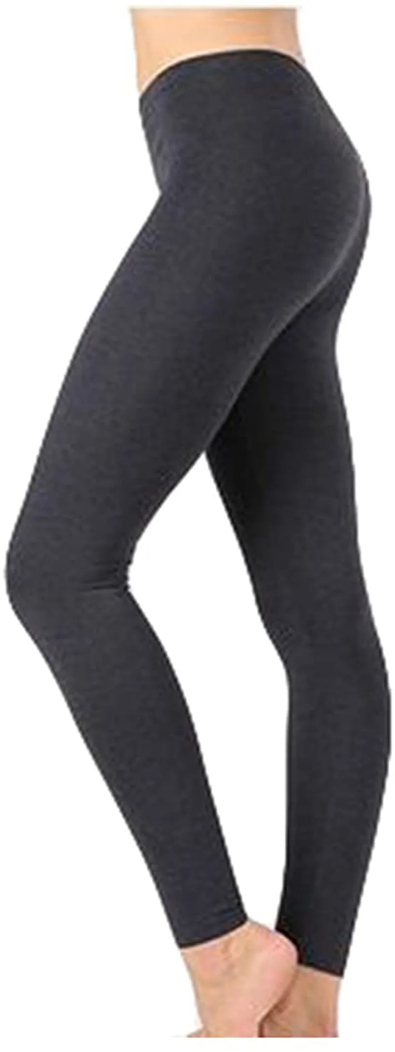 Zenana Outfitters Womens Full Length Cotton Solid Leggings
