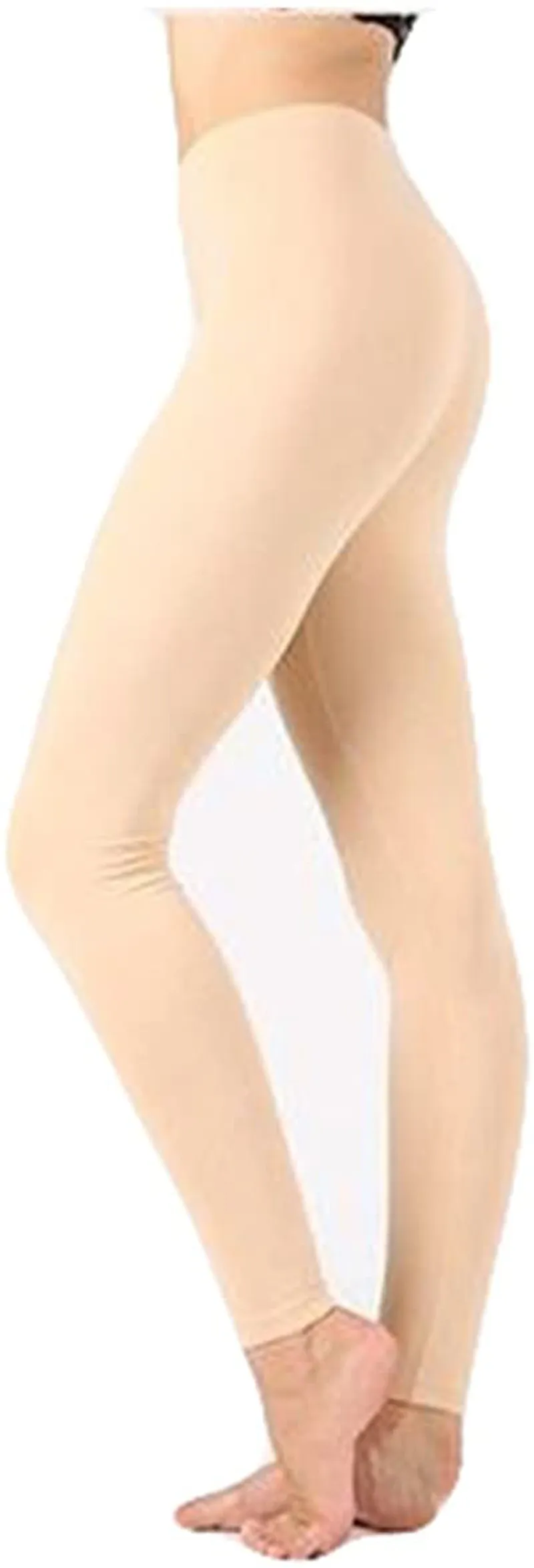 Zenana Outfitters Womens Full Length Cotton Solid Leggings
