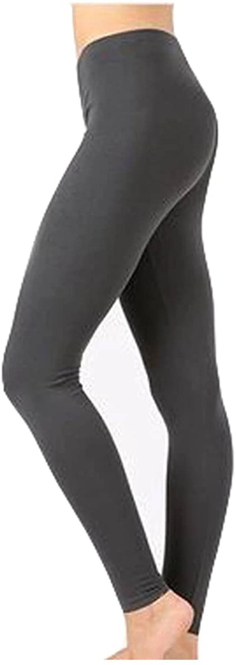Zenana Outfitters Womens Full Length Cotton Solid Leggings