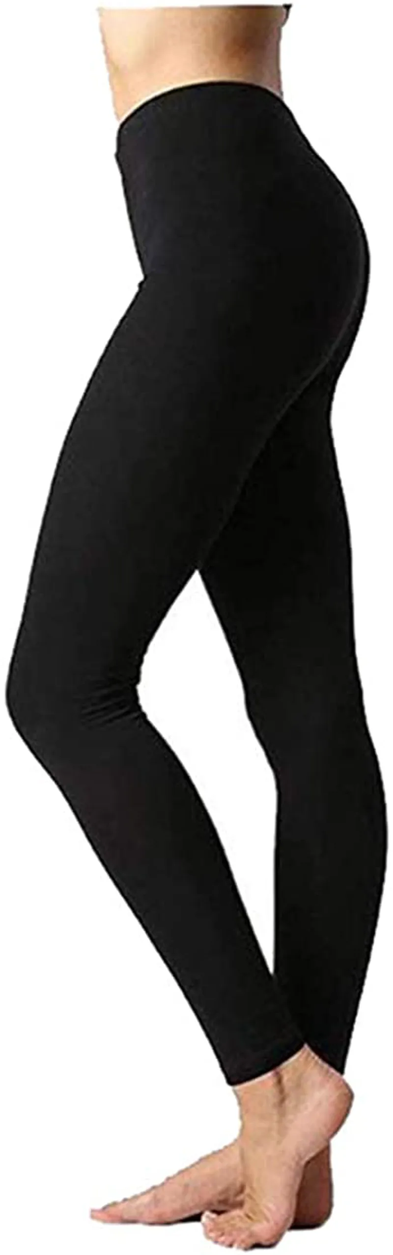 Zenana Outfitters Womens Full Length Cotton Solid Leggings